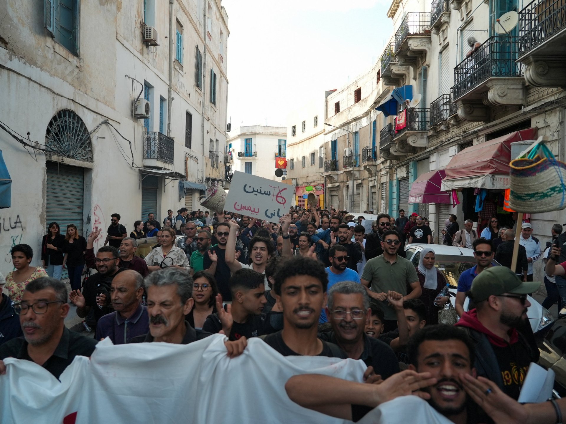 You are currently viewing Five years after Saied’s power grab, Tunisians are no better off