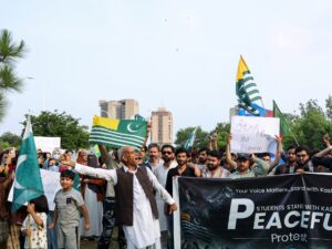 Read more about the article Islamabad residents rally in solidarity with Kashmir protests | Conflict News