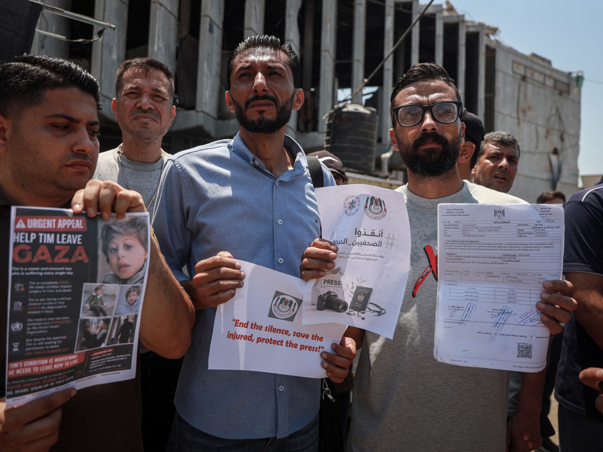 You are currently viewing Becoming the story: Injured journalists battle to leave Gaza for treatment