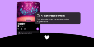 Read more about the article Music streamer Deezer says more than 50% of daily uploads are AI-generated