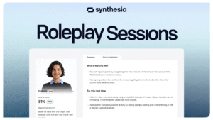 Read more about the article Synthesia’s AI training platform is moving beyond videos into live coaching
