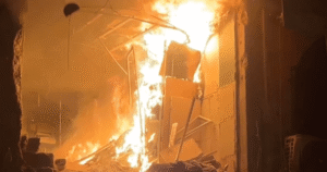 Read more about the article Israeli strikes leave buildings burning in Gaza City | Gaza