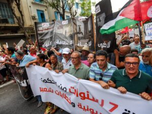 Read more about the article Tunisia grapples with five years of crisis since Saied’s power grab