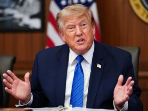 Read more about the article Trump says US has ‘understanding’ with Israel on Hamas disarmament deal
