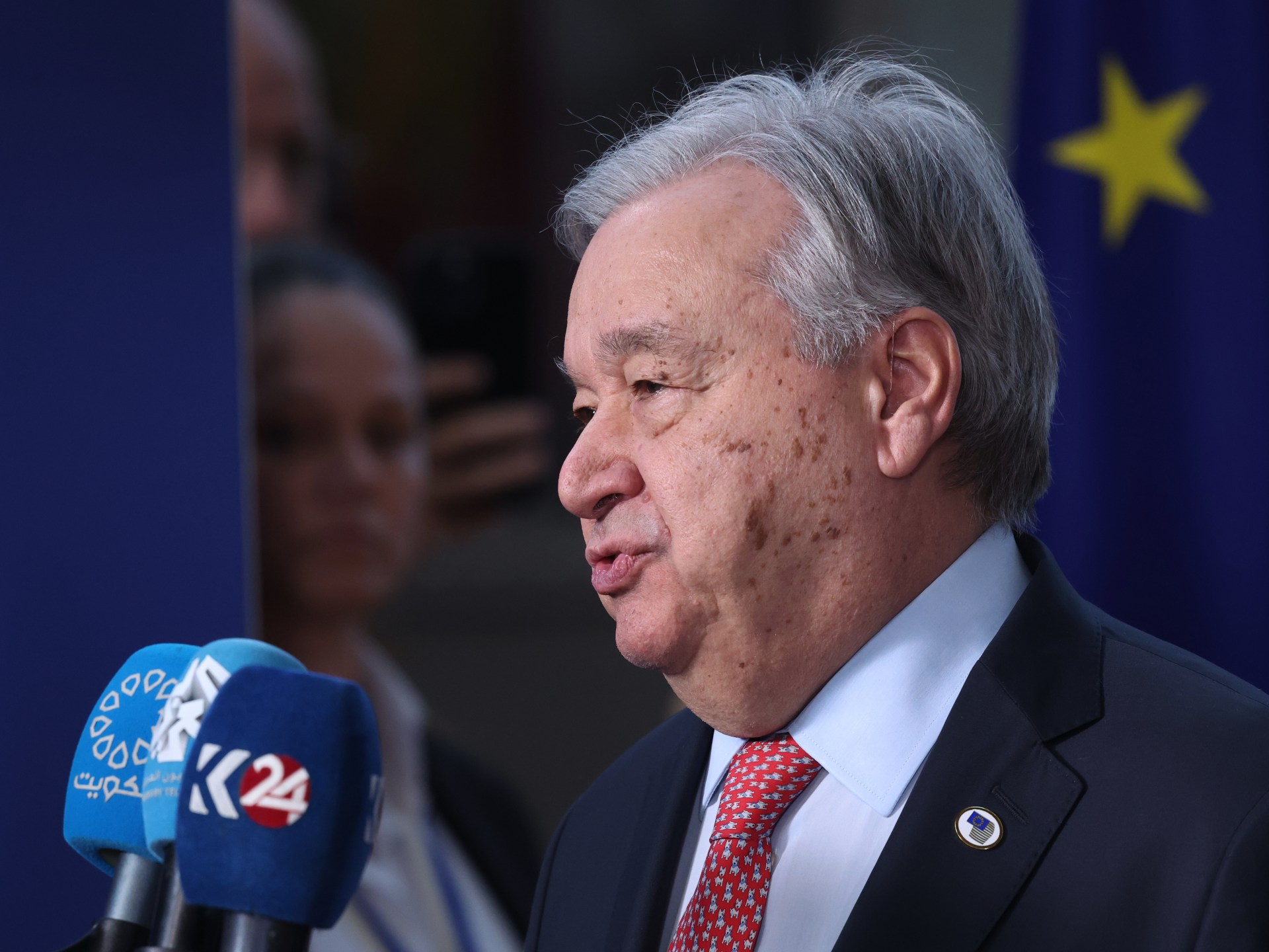 Read more about the article Guterres arrives in Syria in first official visit by a UN chief in 17 years