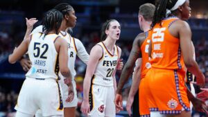 Read more about the article Connecticut Sun’s Saniya Rivers melts down on social media over Caitlin Clark’s scoreboard taunt