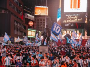 Read more about the article NYC swells with Spanish, Argentinian fans anticipating World Cup glory