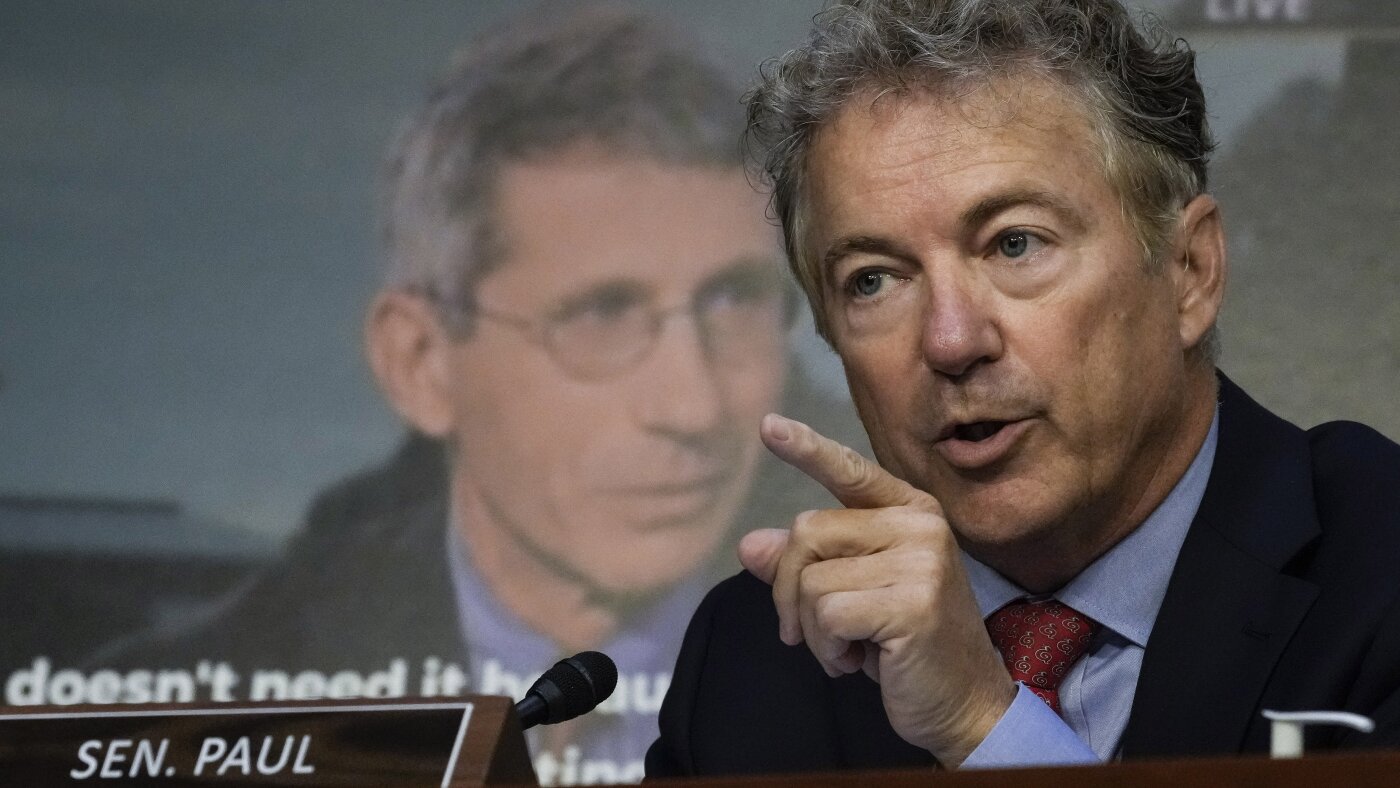 You are currently viewing Anthony Fauci and Rand Paul to face off on pandemic ‘diary,’ coronavirus origins : NPR