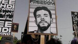 Read more about the article Calls for Moroccan rapper’s release outside a Casablanca court | Arts and Culture