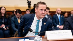 Read more about the article Mike Waltz pressed over Al Jazeera video during congressional hearing | Donald Trump