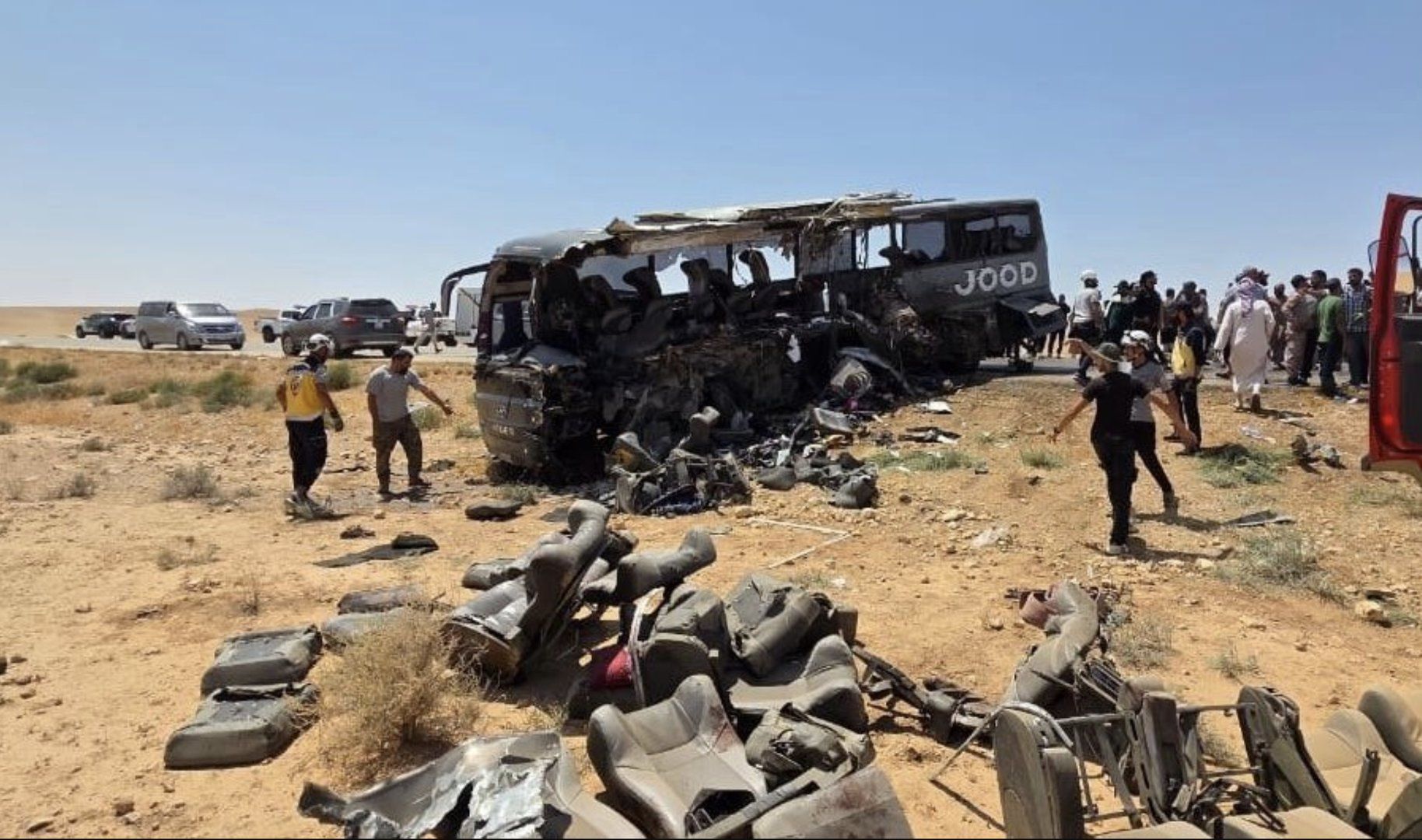 Read more about the article At least 35 killed after two buses collide in eastern Syria | Newsfeed