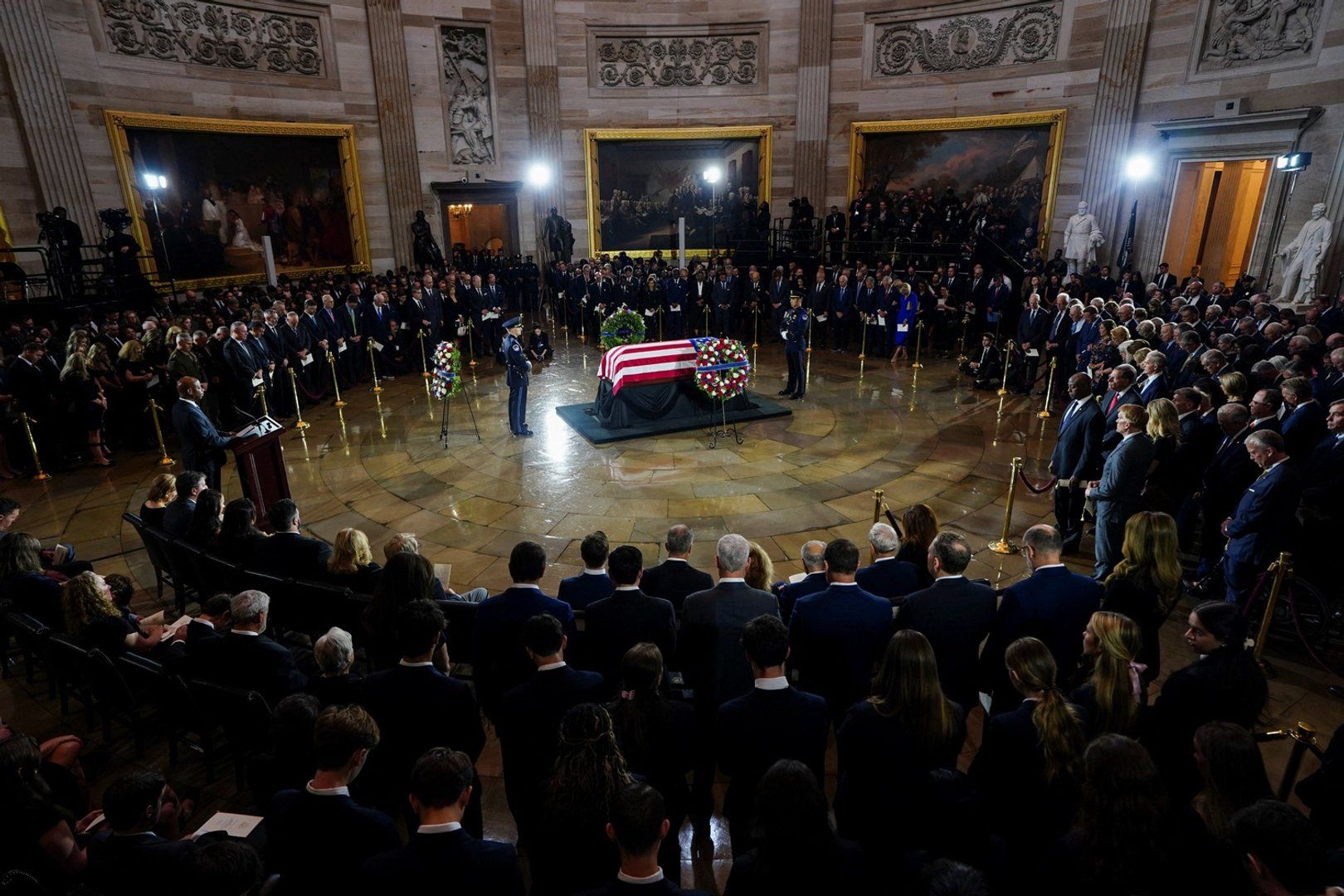 You are currently viewing Tributes paid to Lindsey Graham at US Capitol ceremony | Government