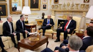 Read more about the article Media not invited as Trump, Netanyahu hold talks at the White House | Donald Trump