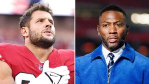 Read more about the article Nick Bosa breaks X silence over Ryan Clark’s ESPN layoff with emoji