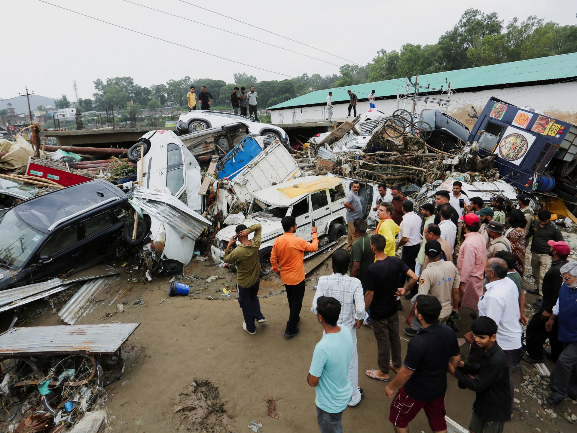 Read more about the article At least 25 killed as floods and landslides hit northern India