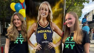Read more about the article Sophie Cunningham rally rocks WNBA game as ‘save women’s sports’ activists face counterprotest