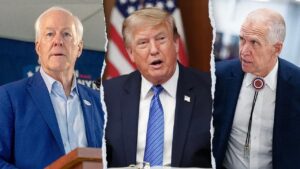 Read more about the article Trump vows to keep Todd Blanche as acting AG if Cornyn, Tillis block him