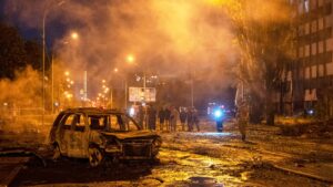 Read more about the article Overnight Russian barrage kills nine in Kyiv, as air defense struggle with U.S. continues : NPR