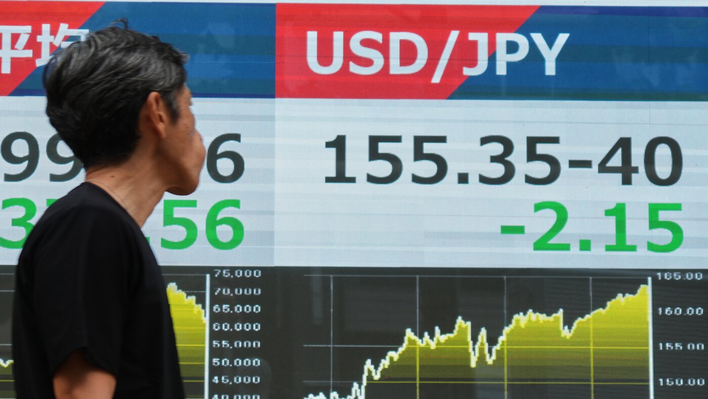 You are currently viewing US dollar weakens sharply against the Japanese yen : NPR