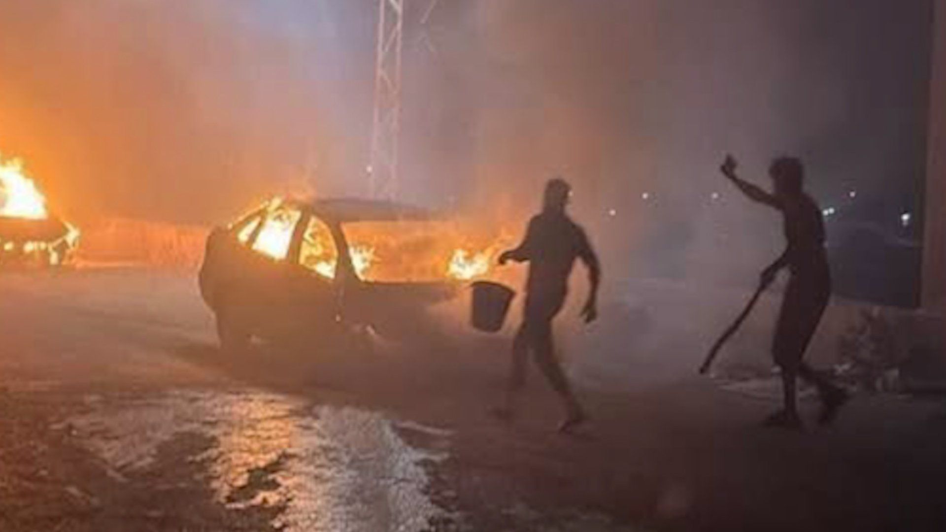 You are currently viewing Cars burn in reported settler attack in occupied West Bank | News